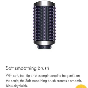Dyson Airwrap Soft Smoothing Brush Black/Purple